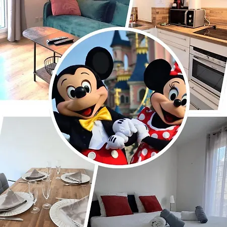 Val D'europe - Parking Prive Gratuit - Rer A - Proche Disneyland Paris Apartmán *