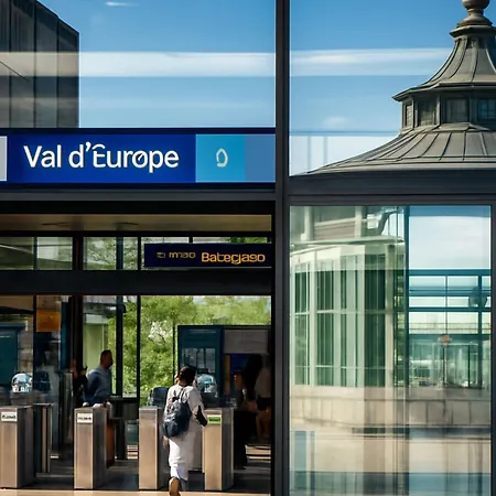 Val D'europe - Parking Prive Gratuit - Rer A - Proche Disneyland Paris *